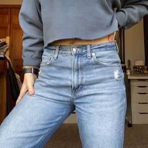 american eagle mom jeans
